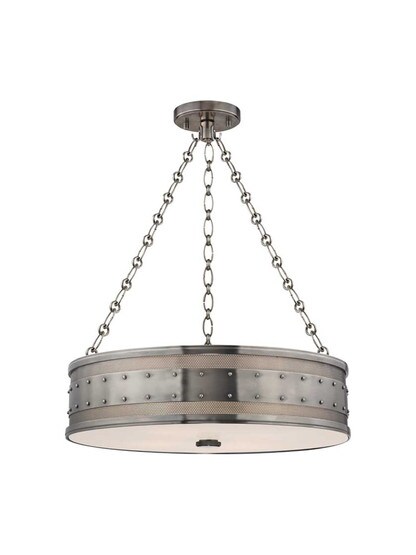 Gaines 4-Light Pendant in Historic Nickel.